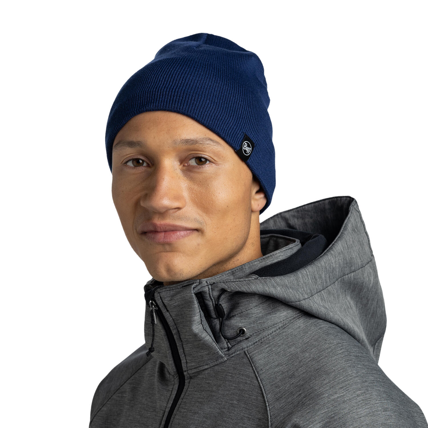 Gorro Knitted & Fleece Band Unisex Buff Azul oscuro 6/7