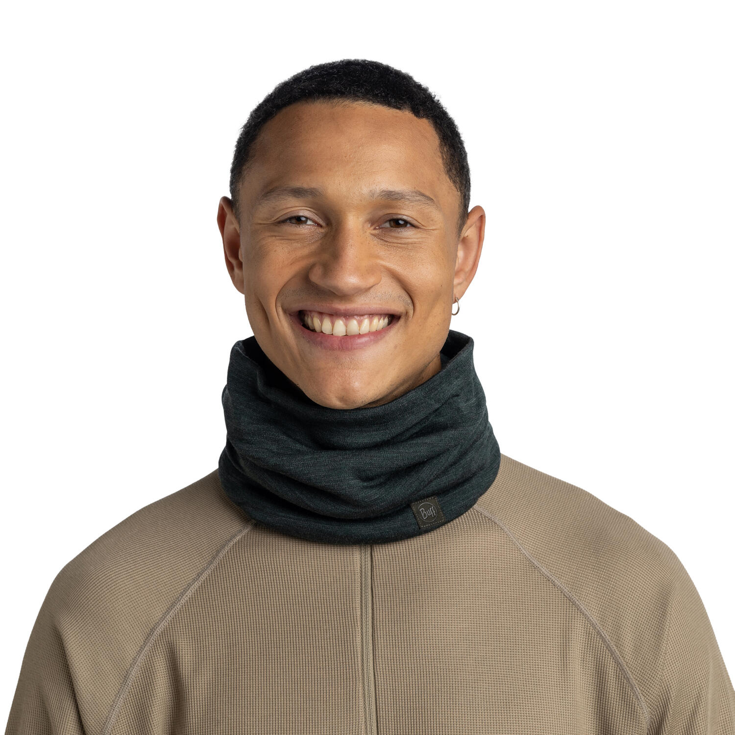 Braga de cuello Merino Heavyweight Unisex Buff Verde 5/7