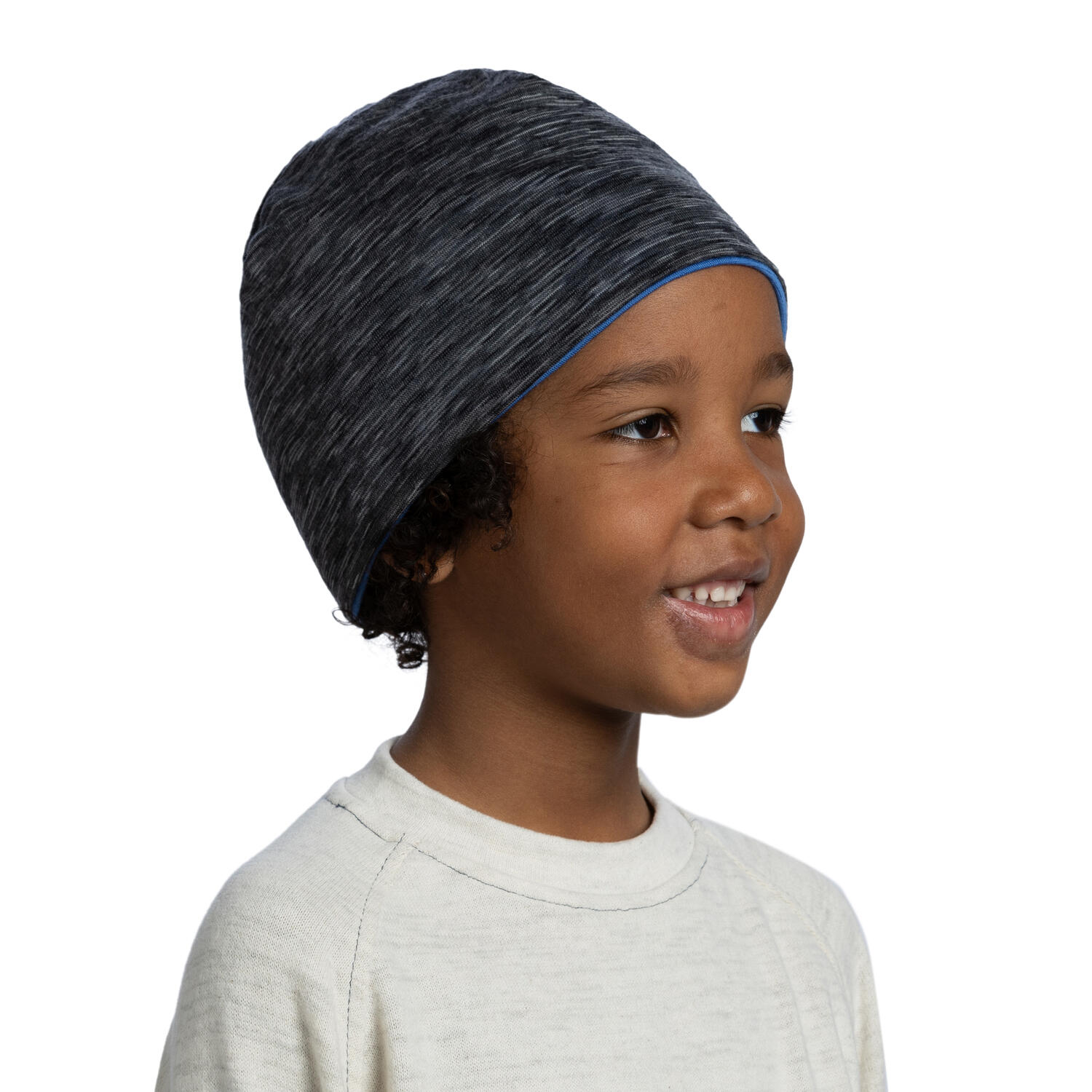 Gorro reversible LW Merino Unisex Buff Azul 6/7