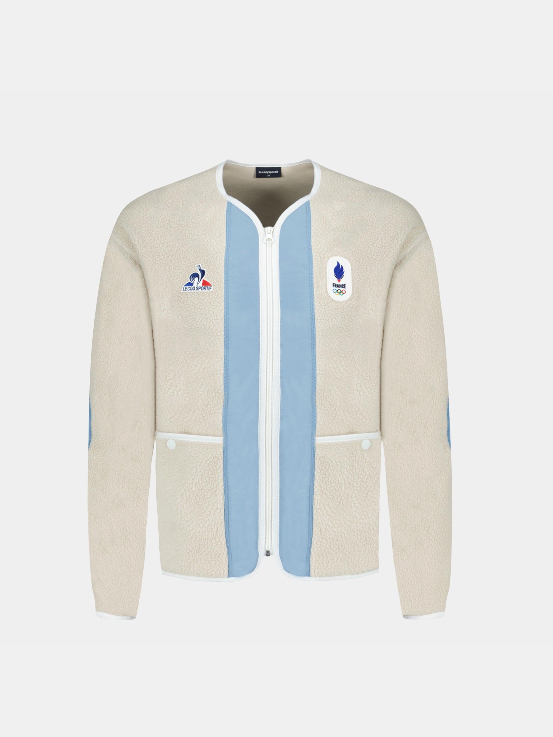 Veste zippée Équipe de France Olympique 2026 en polaire JO EQUIPE DE FRANCE 2/5