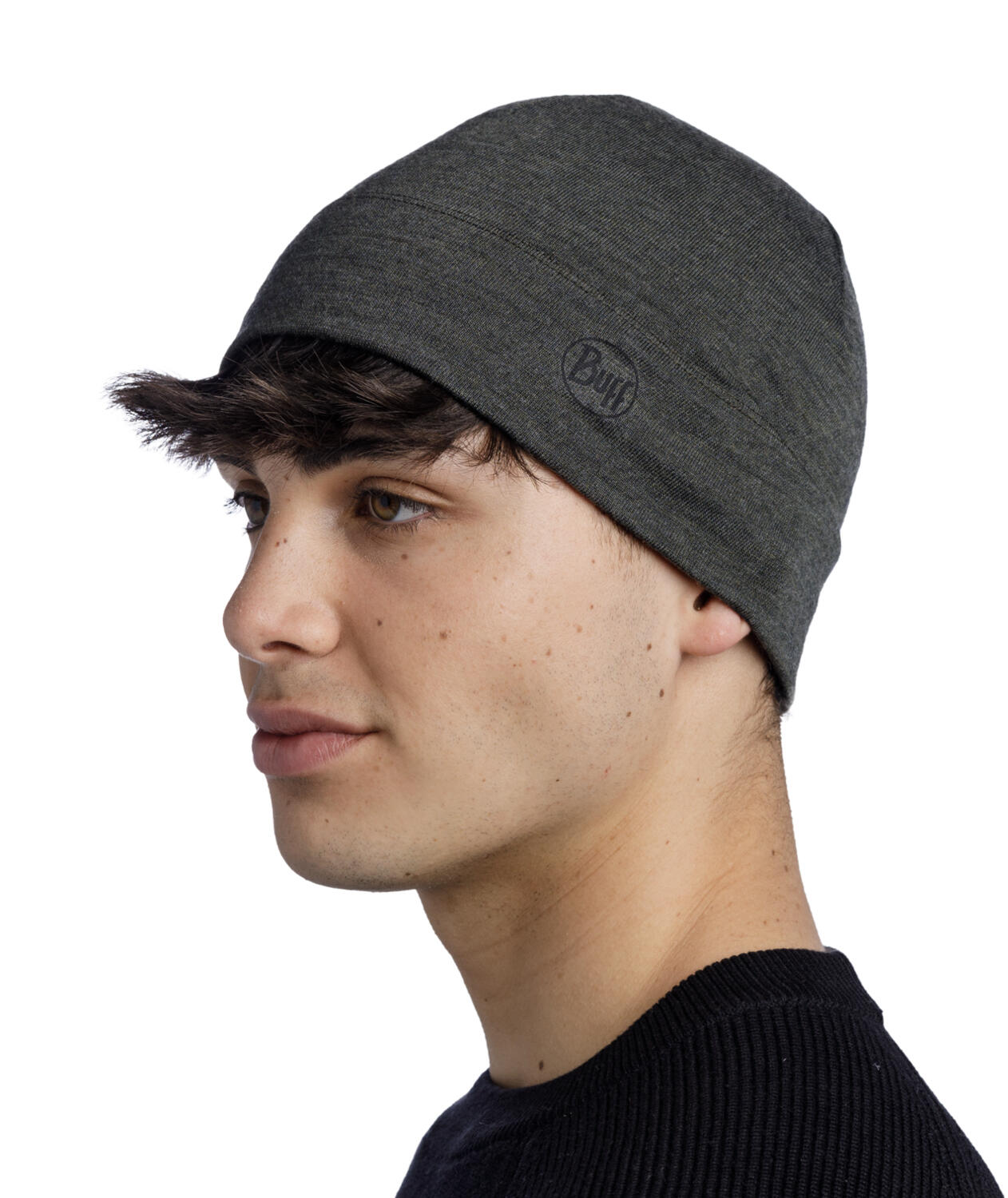 Czapka Merino Midweight Beanie - Solid Bark 2/7
