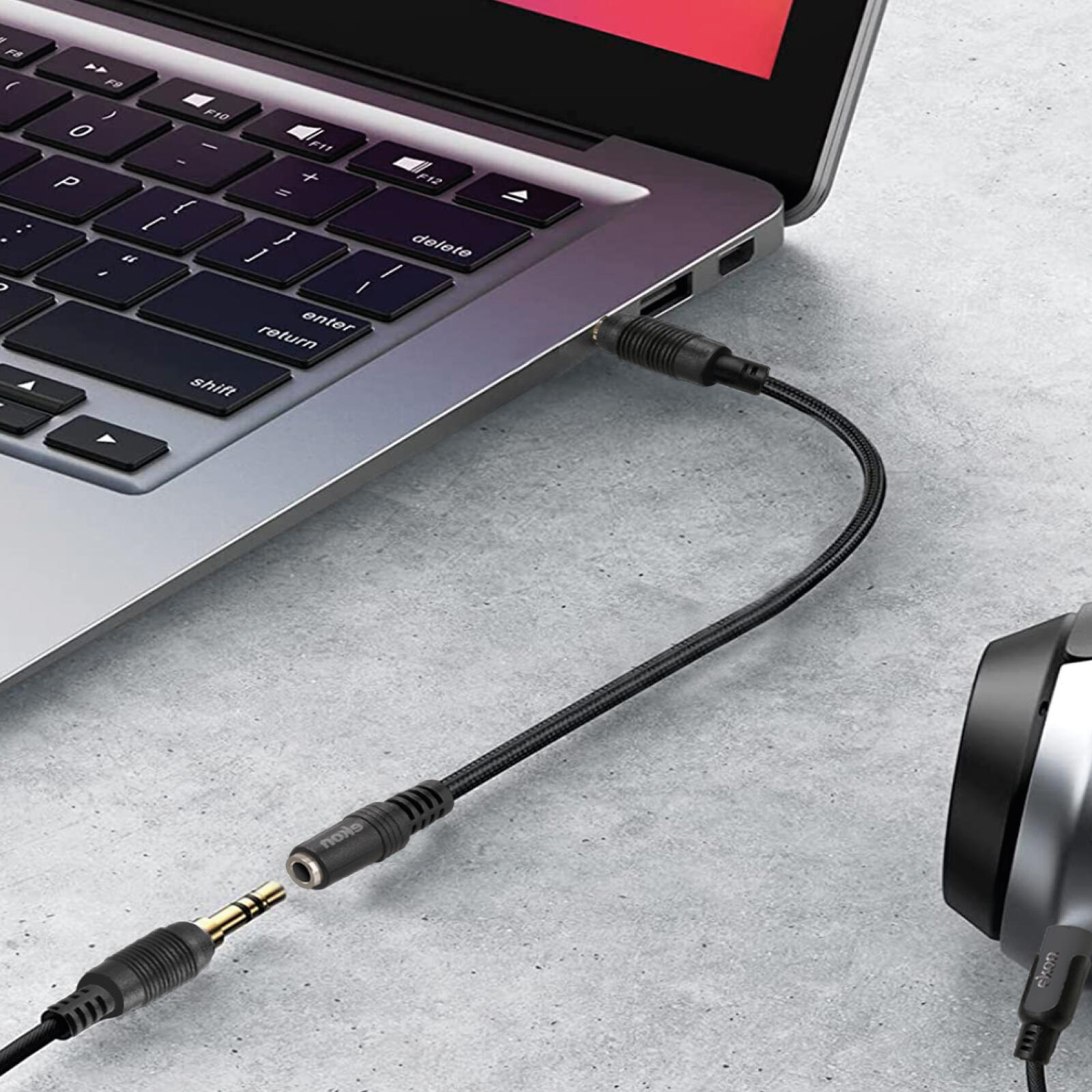 Cavo audio Jack 3,5 mm femmina a 2 RCA maschio 3/3
