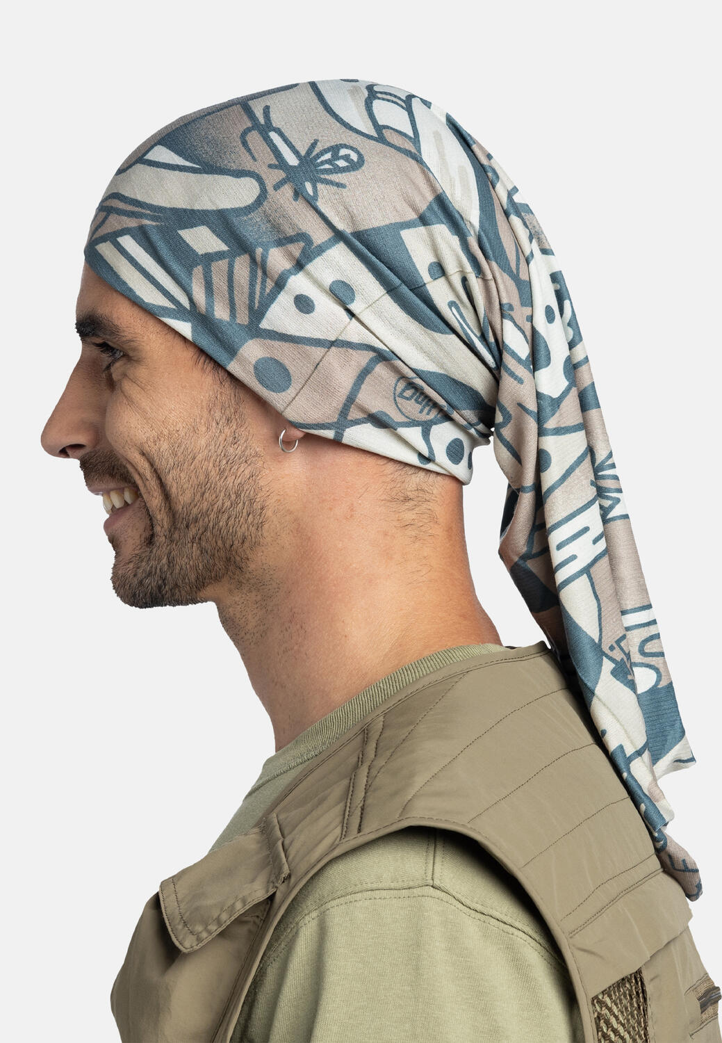 Tour de cou CoolNet UV® Unisex Buff Marron TAILLE UNIQUE 3/5