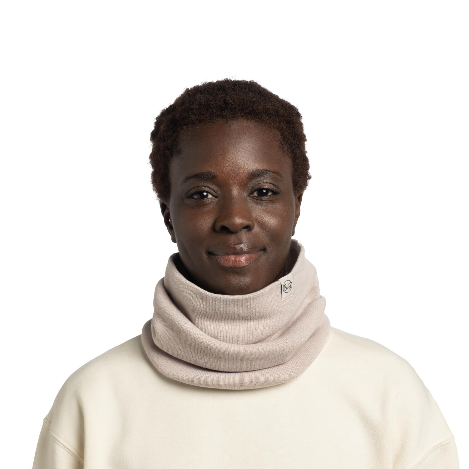 Braga de cuello Knitted Unisex Buff Gris 5/7