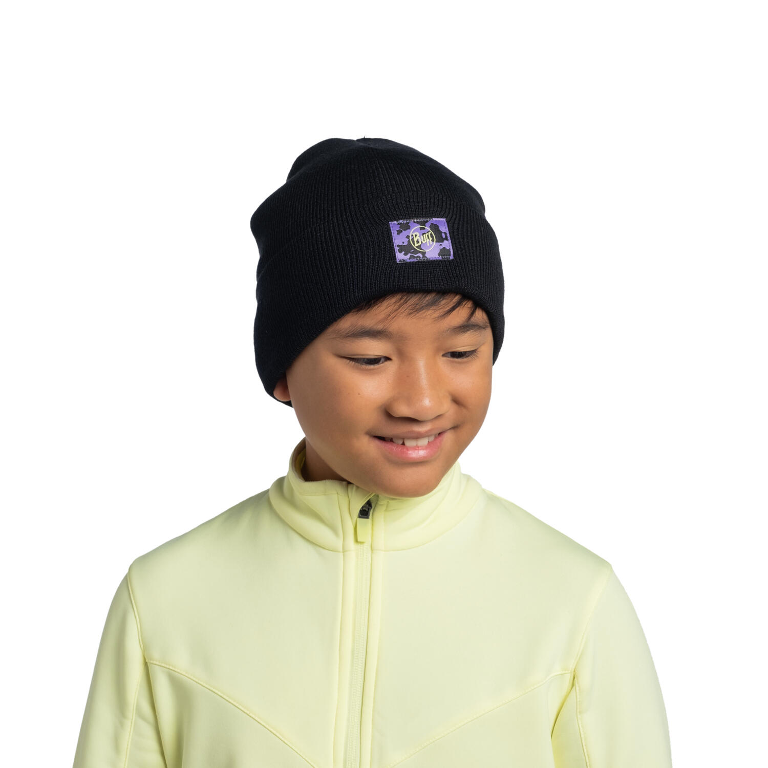 Gorro Knitted Unisex Buff Negro 3/5