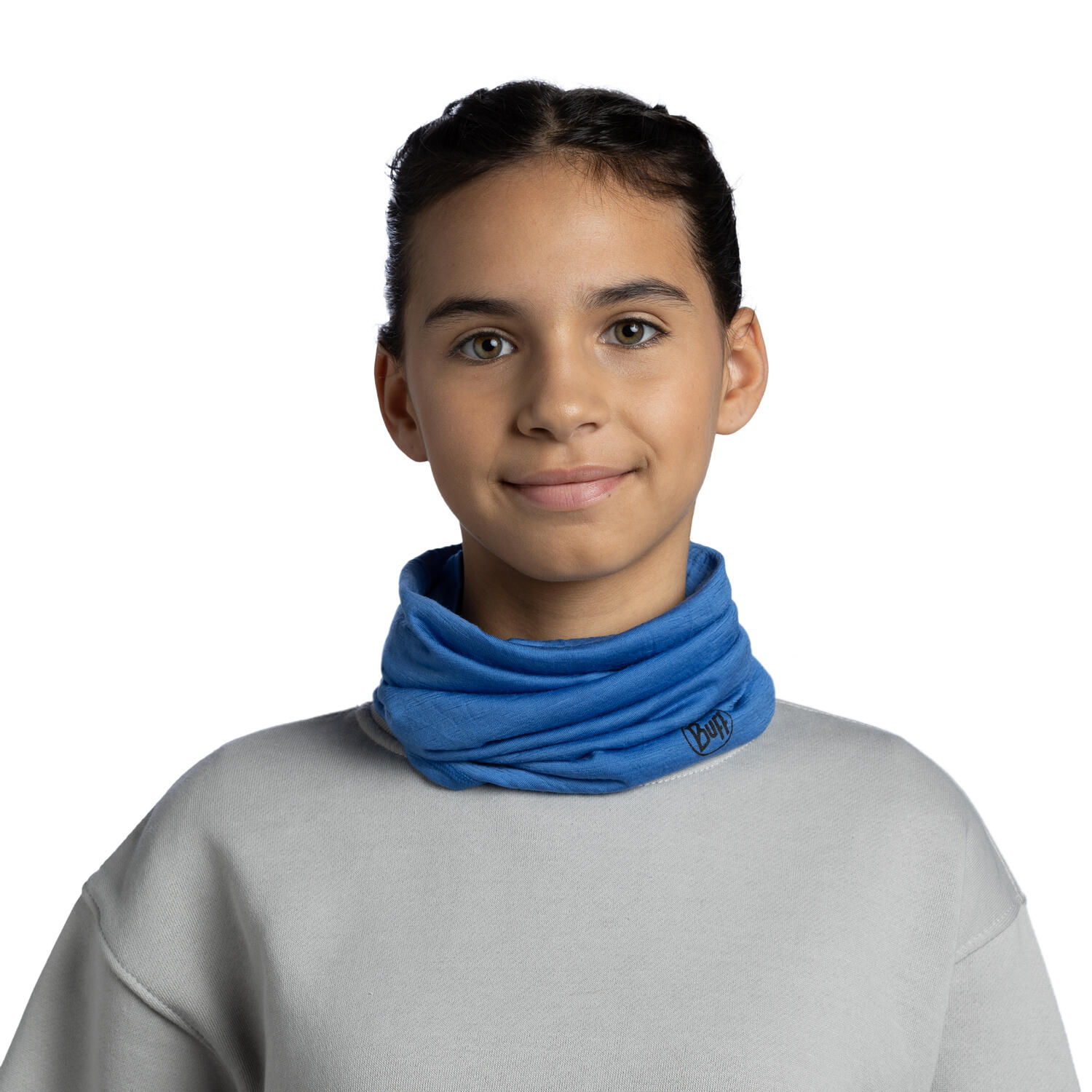 Braga de cuello Merino Lightweight Unisex Buff Azul 5/7