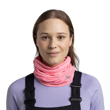 Tour de cou Merino Buff rose 100% laine mérinos
