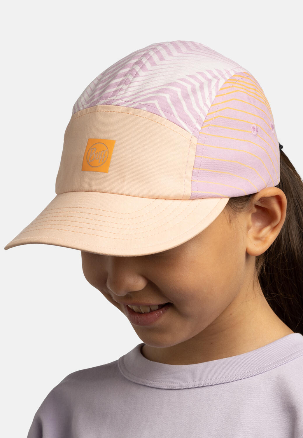 Gorra 5 Panel Go Mujer Buff Rosa 4/6