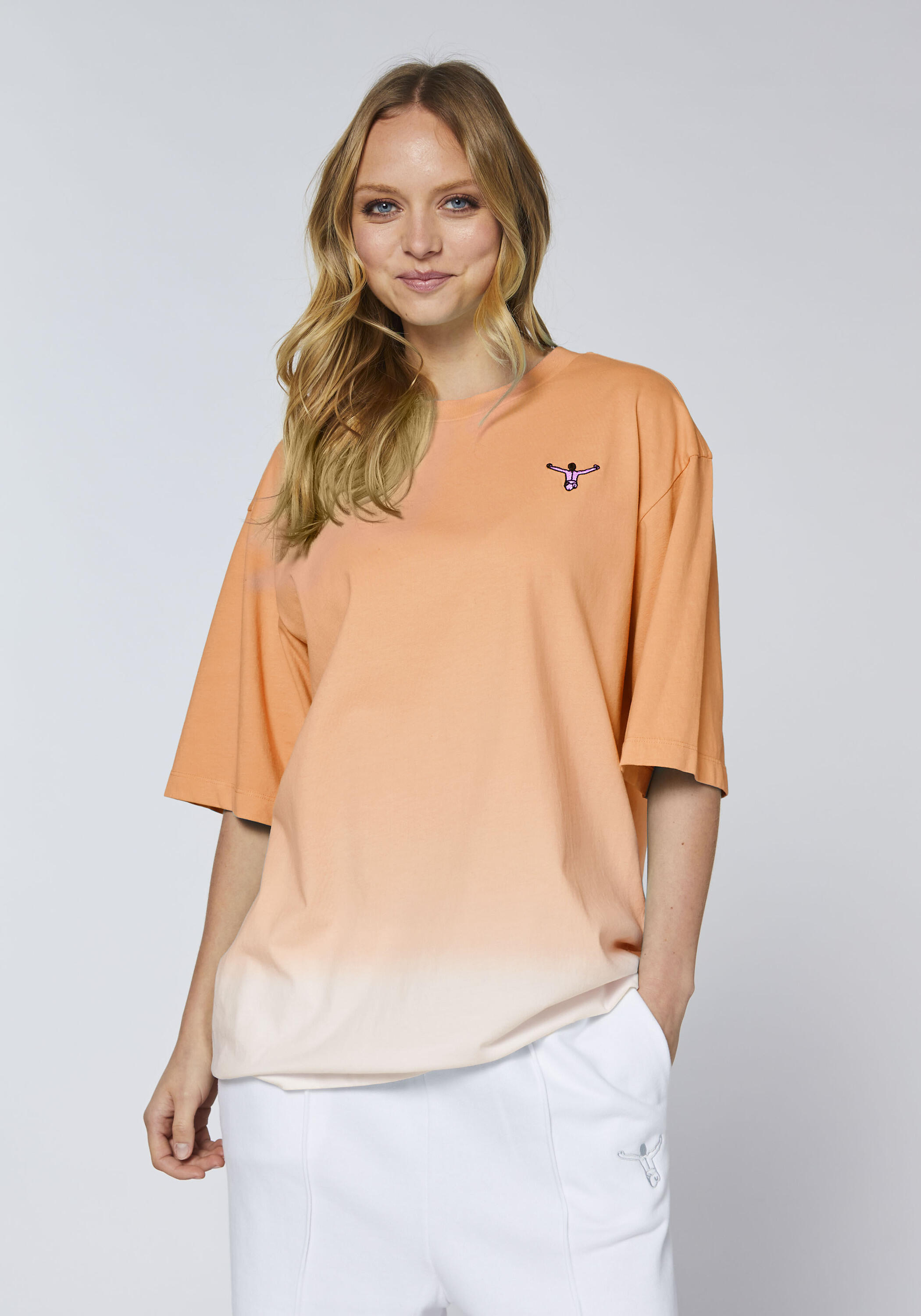 T-Shirt mit Dip-Dye Effekt 3/7
