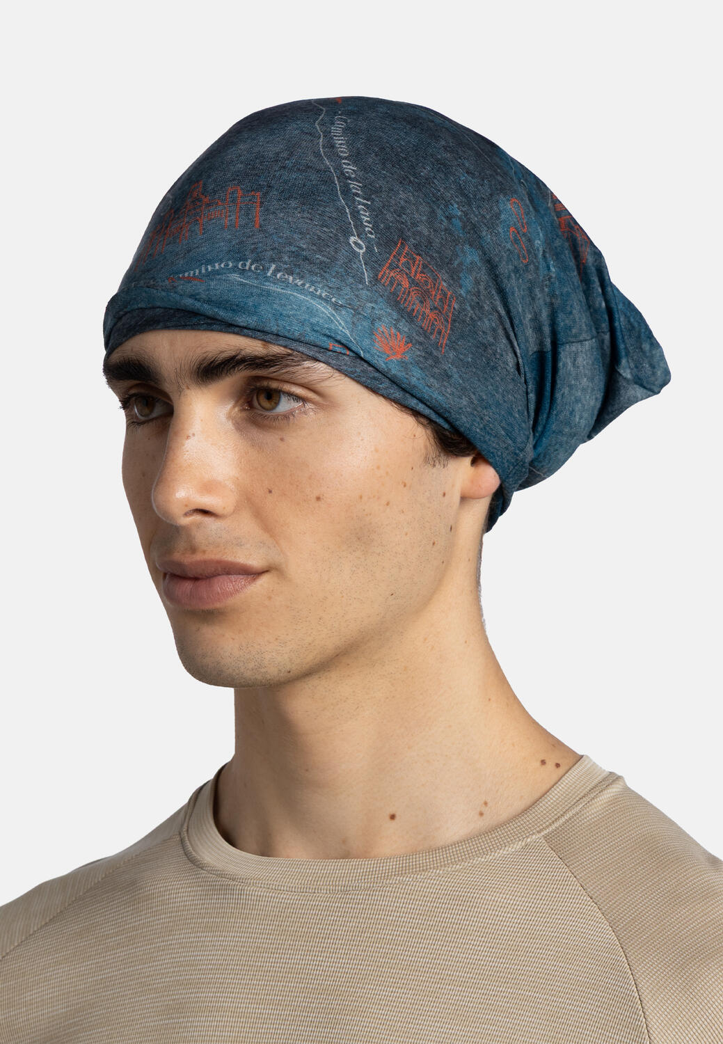 Scaldacollo Multifunzione Buff Coolnet Uv+ Camino De Santiago Blu 5/6