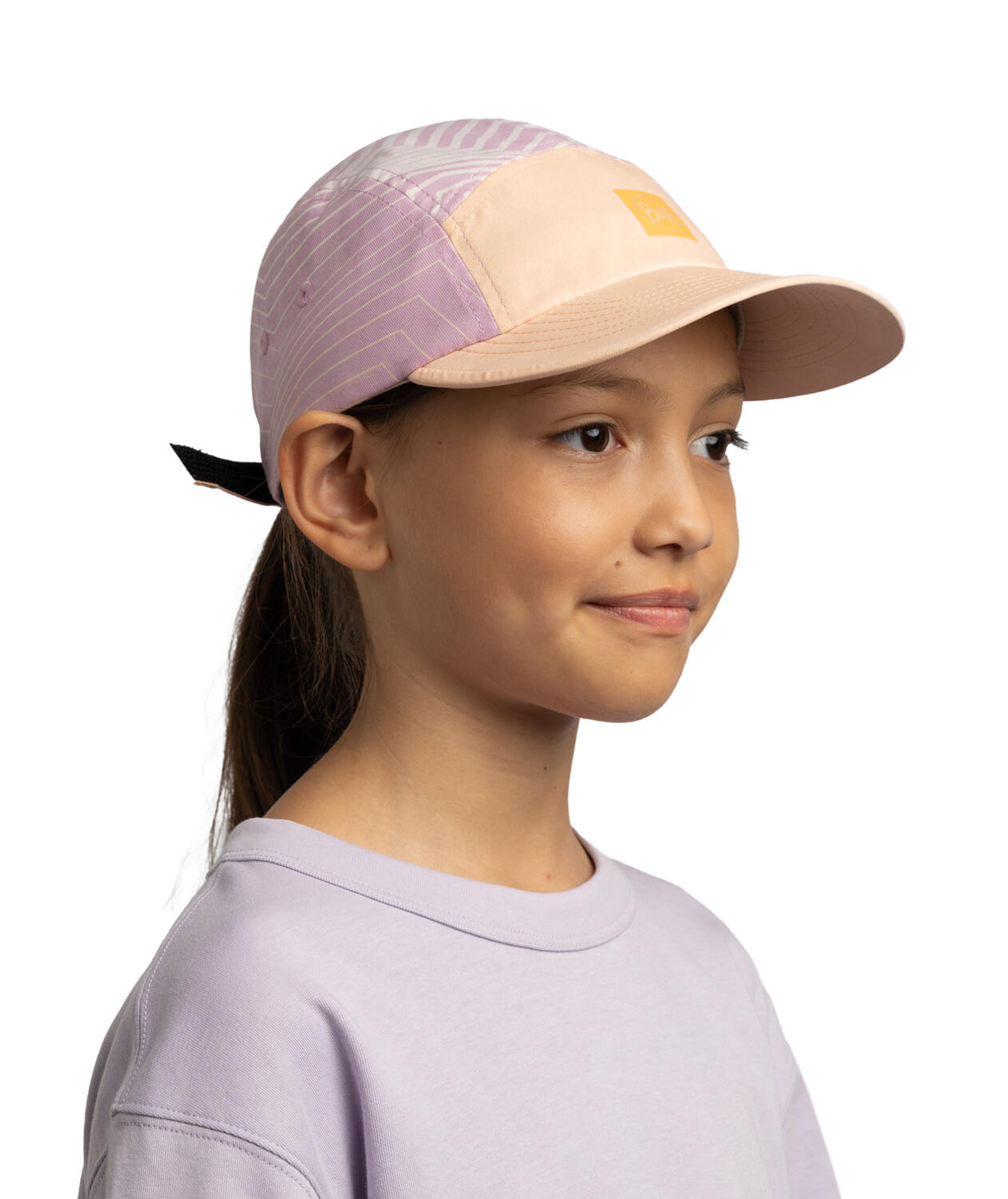 Gorra 5 Panel Go Mujer Buff Rosa 3/6