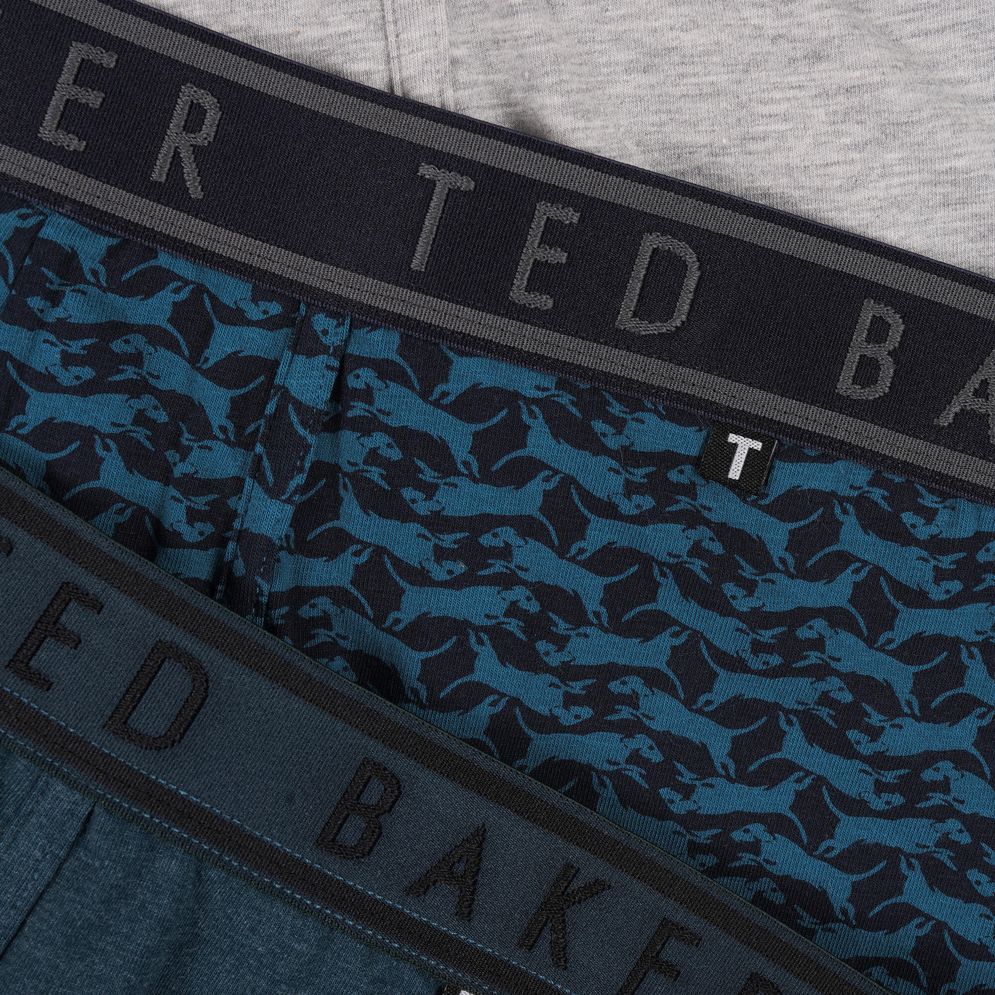 Ted Baker - Lot de 3 Boxers Homme Coton Doux et Respirant 3/3