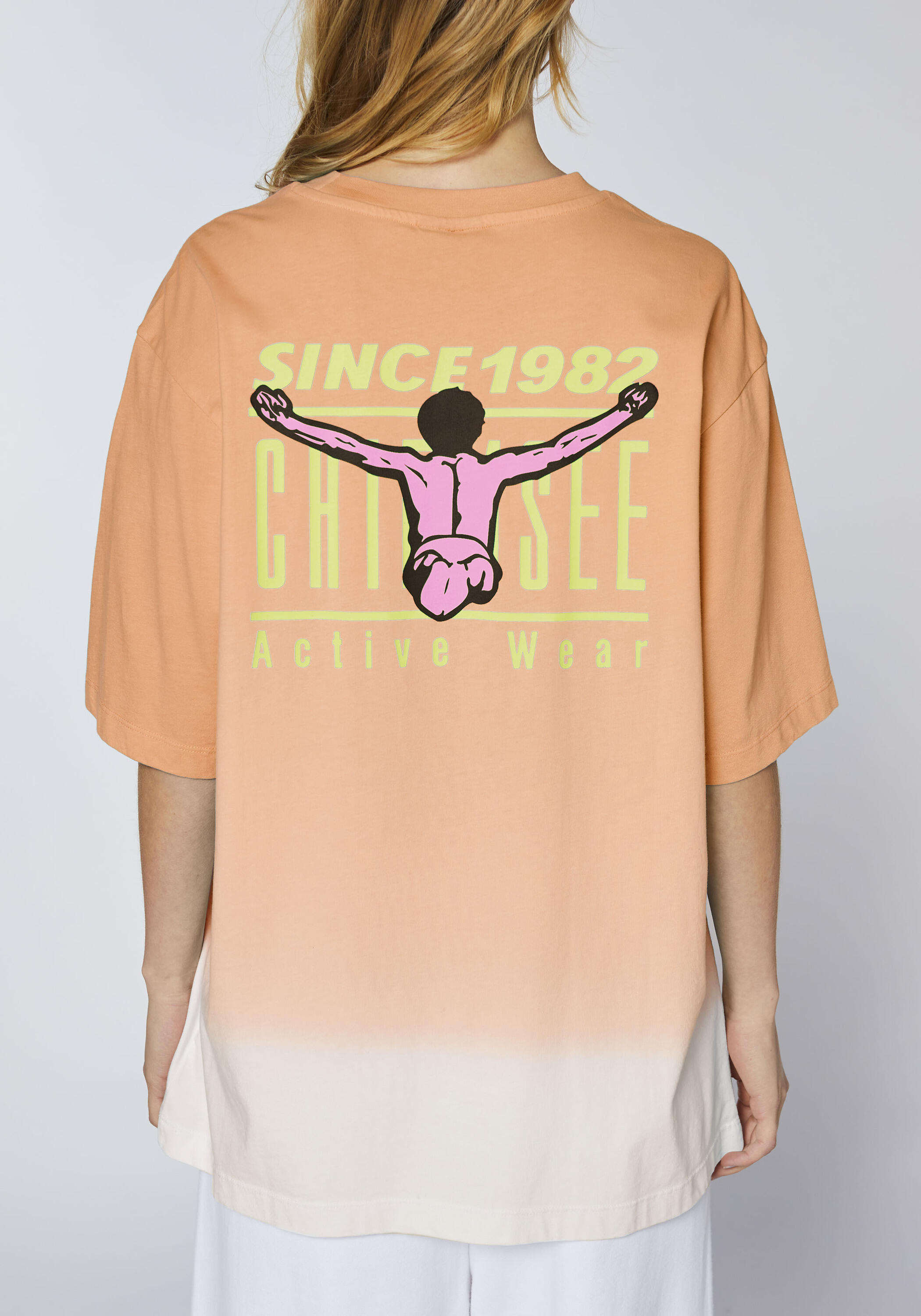 T-Shirt mit Dip-Dye Effekt 7/7
