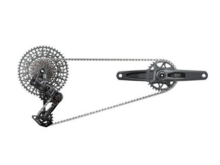 Zestaw napędowy SRAM AXS TT GX Eagle 175 mm