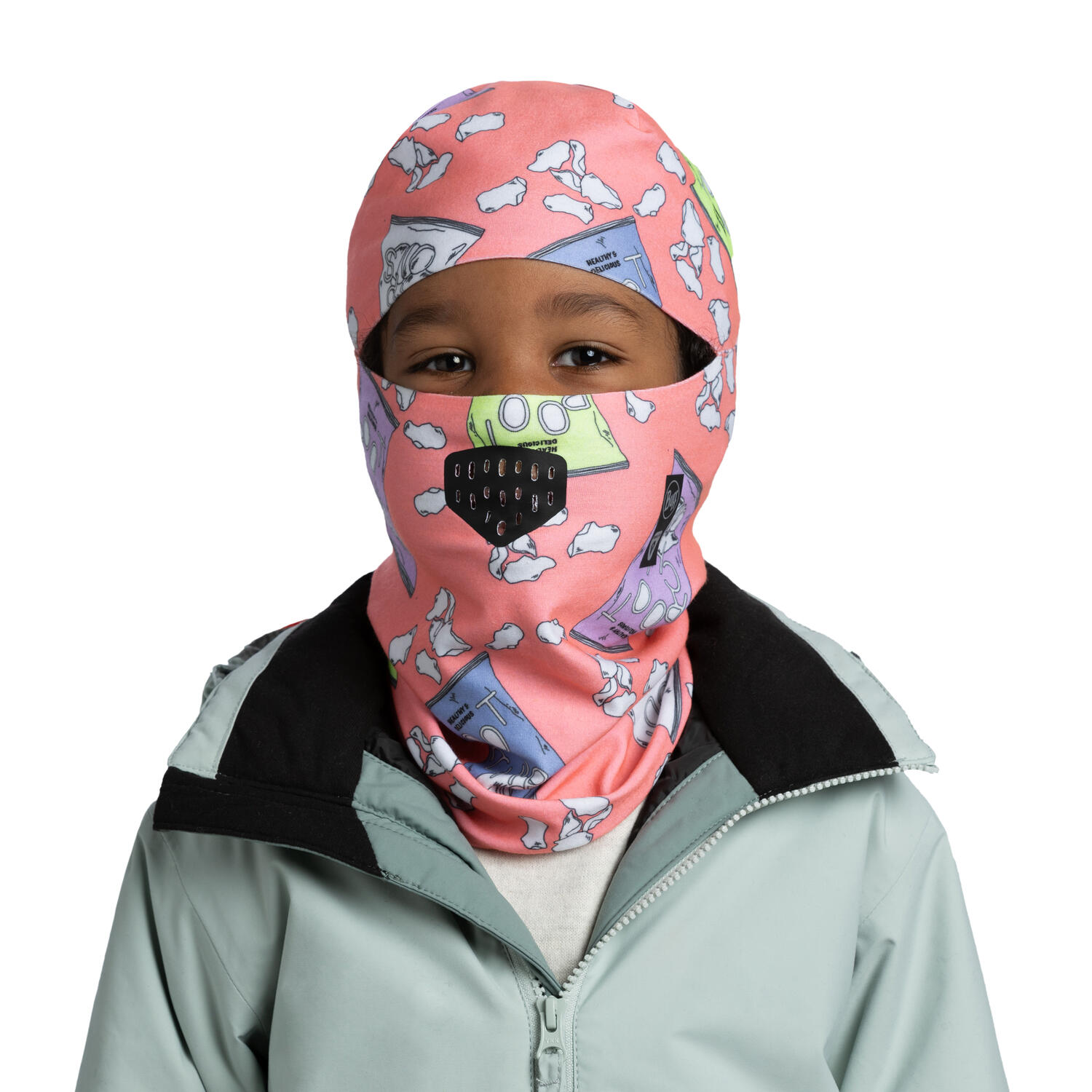 Pasamontañas ThermoNet® Hinged Unisex Buff Rosa 3/5
