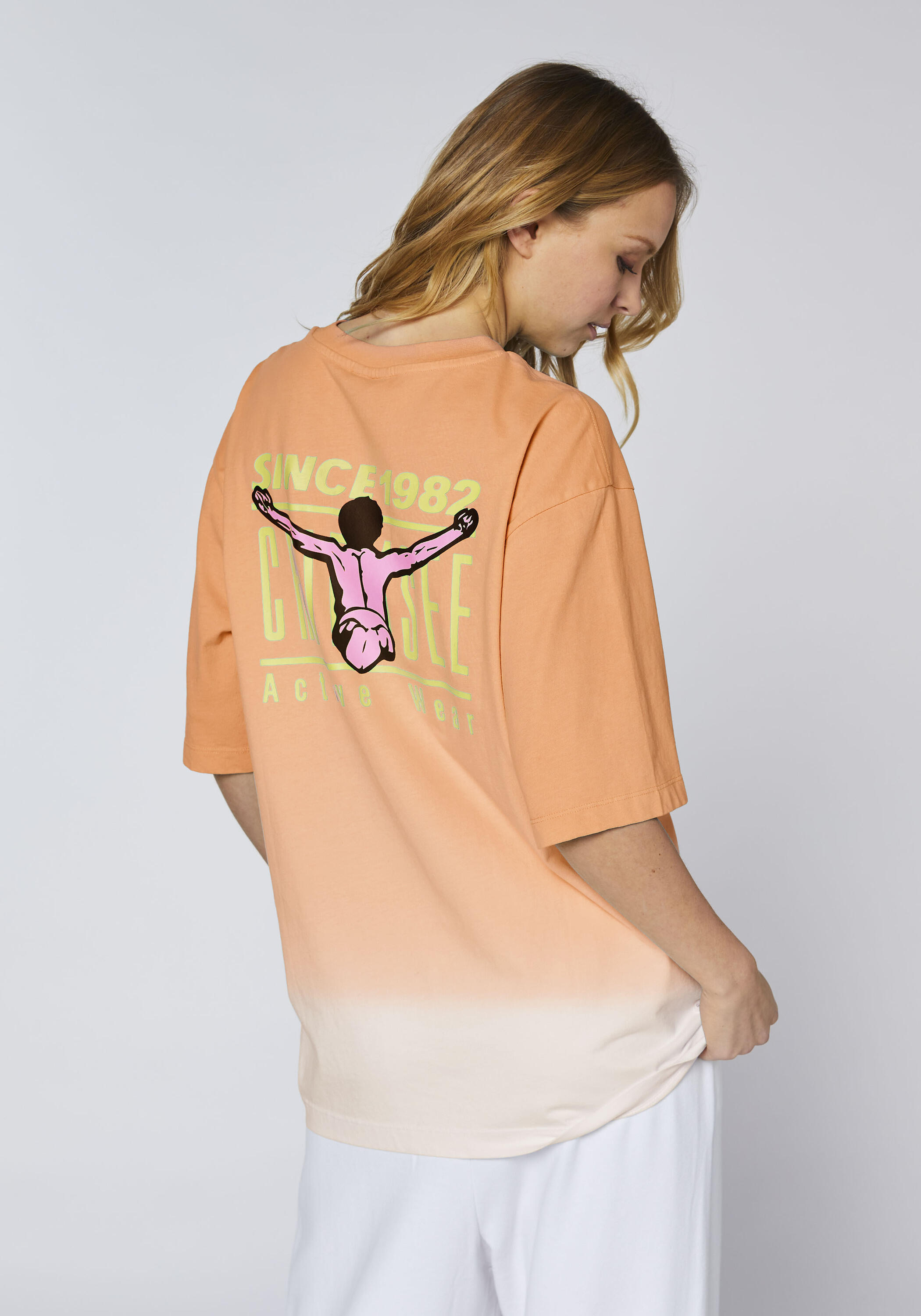 T-Shirt mit Dip-Dye Effekt 4/7