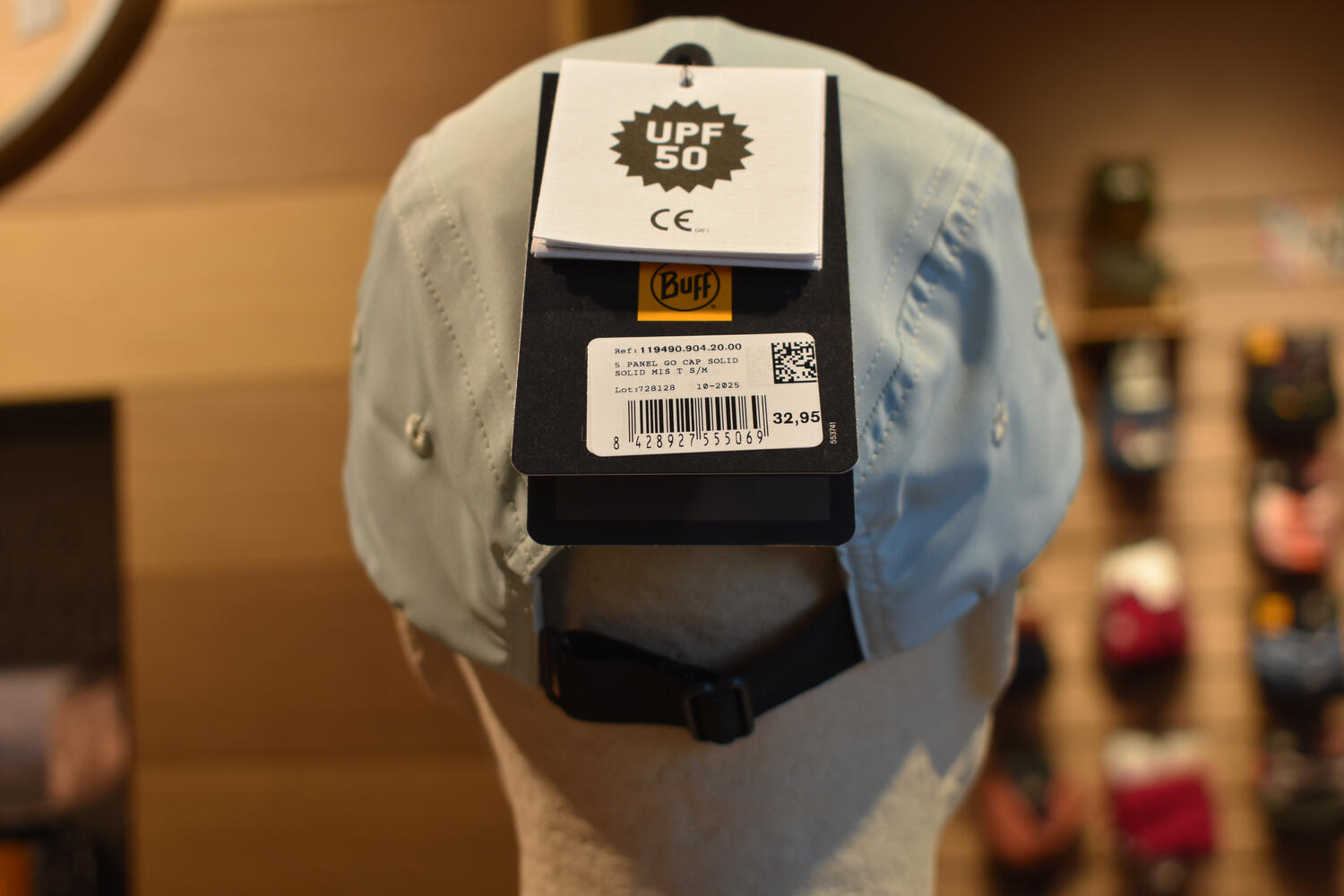 Buff 5 Panel Go Solid Cap Light Blue 6/7