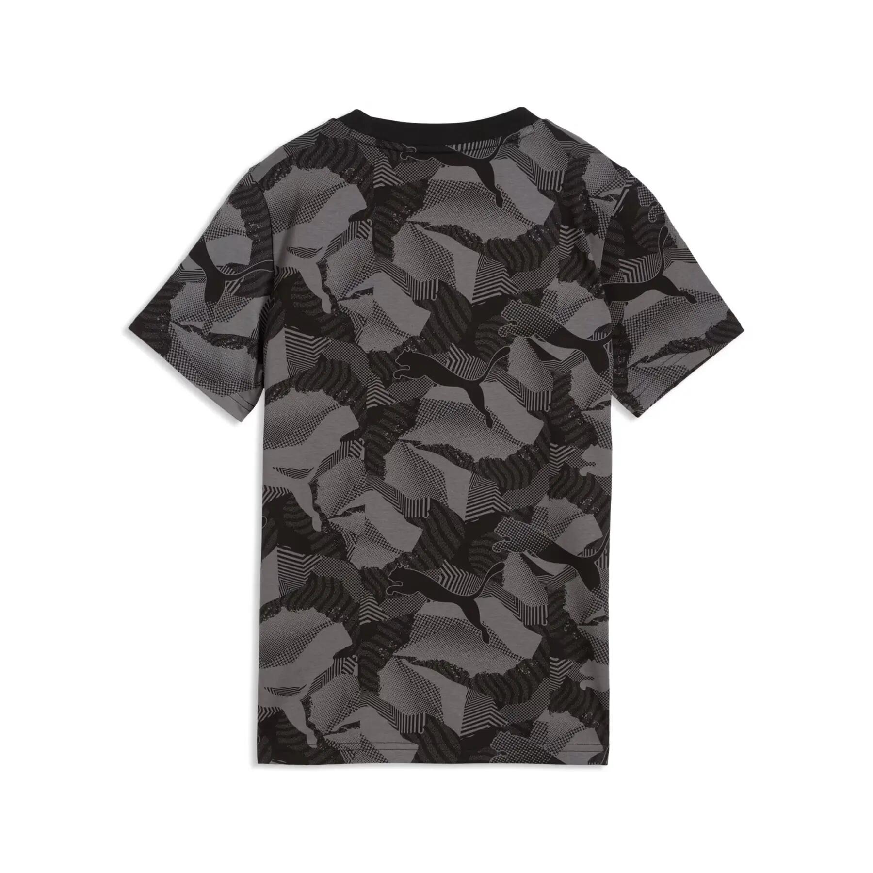 Camiseta infantil Puma ESS Logo Story 2 AOP 2/2