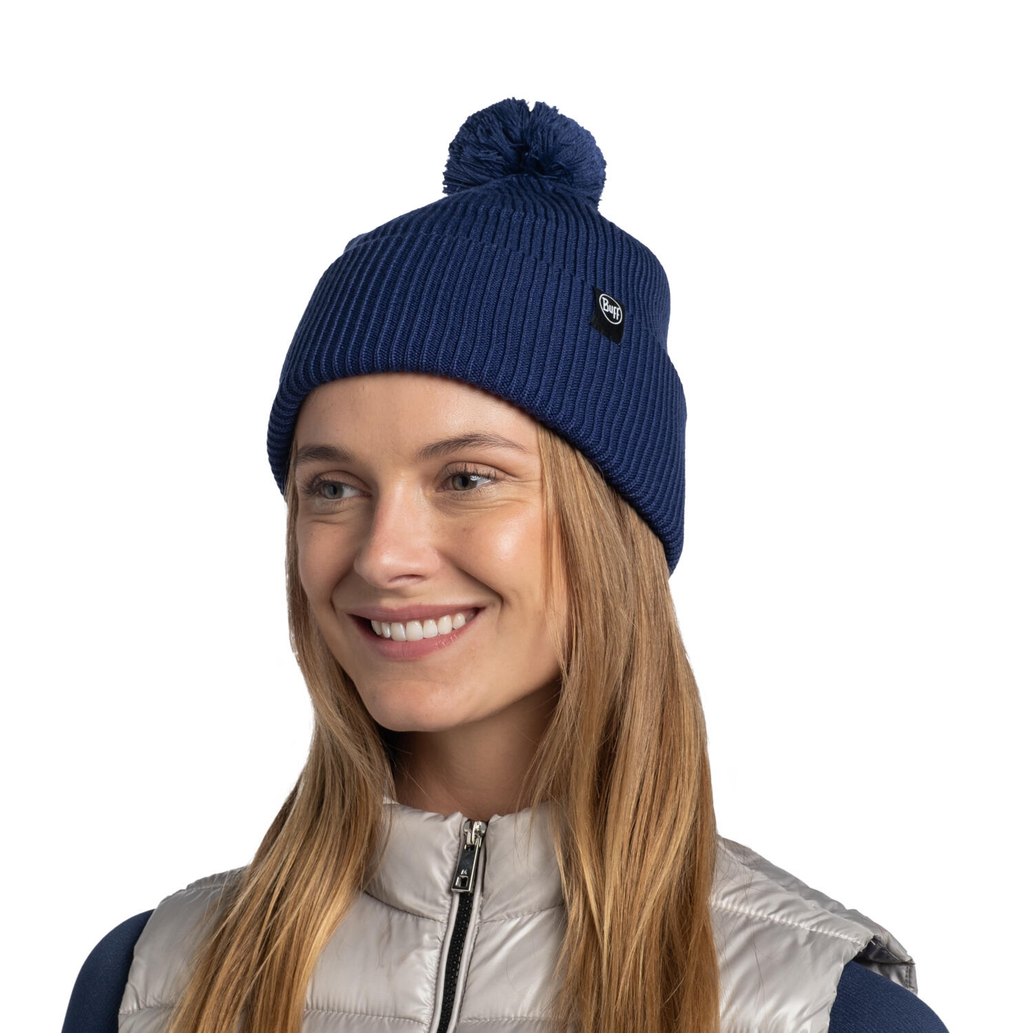 Gorro Knitted Unisex Buff Azul oscuro ÚNICA 2/7