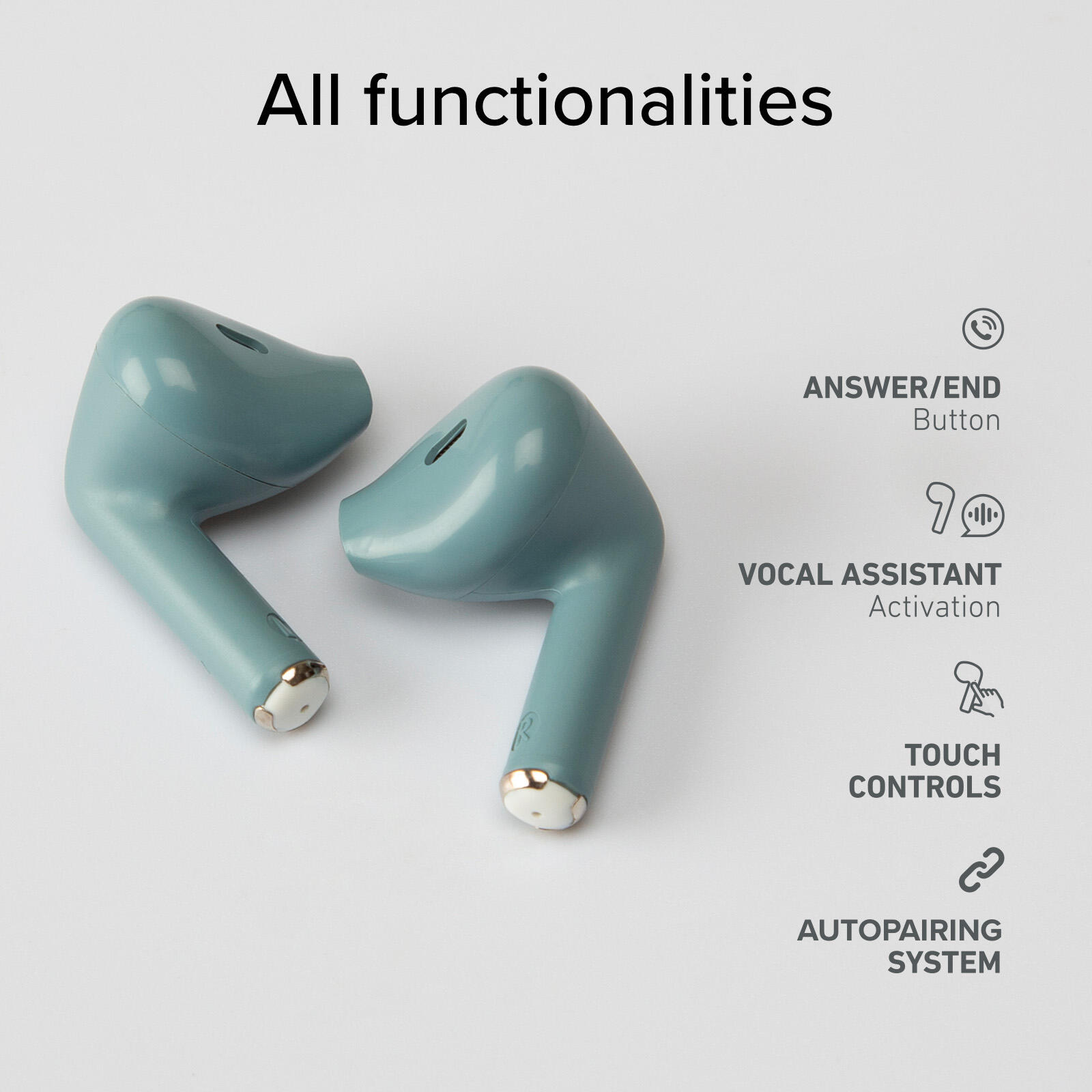 Écouteurs semi intra-auriculaires TWS 3/7