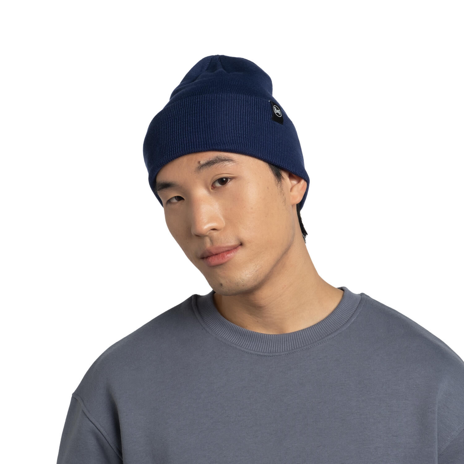Gebreide Muts Unisex Mutsen Lilon Midnight 5/7