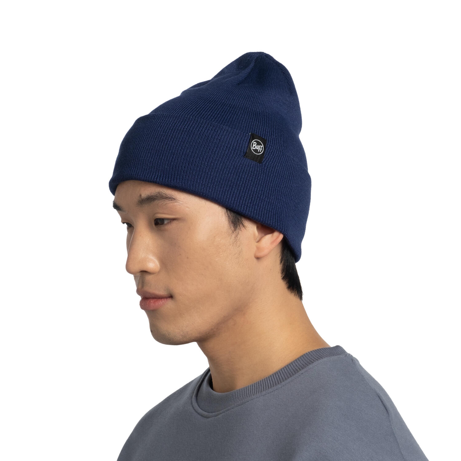 Gebreide Muts Unisex Mutsen Lilon Midnight 2/7