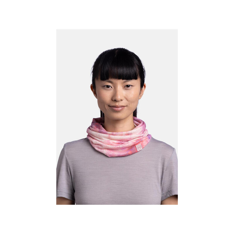 Chusta wielofunkcyjna Buff Merino Lightweight Digital Prints - orisa pink azalea