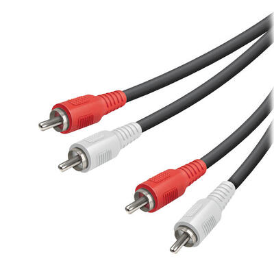 Cavo audio da 2 RCA maschio a 2 RCA maschio