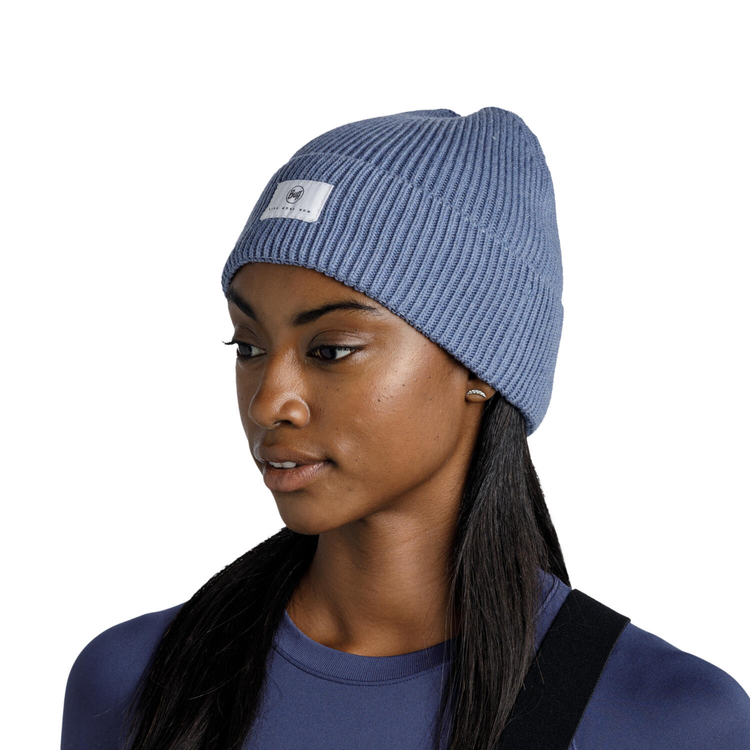 Gorro Knitted Unisex Buff Azul 2/7