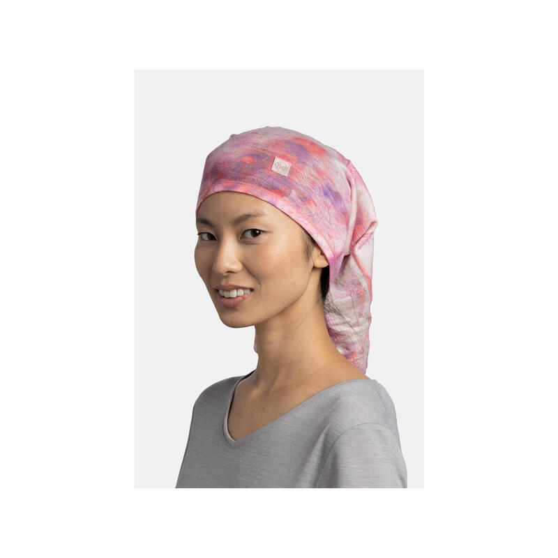 Chusta wielofunkcyjna Buff Merino Lightweight Digital Prints - orisa pink azalea