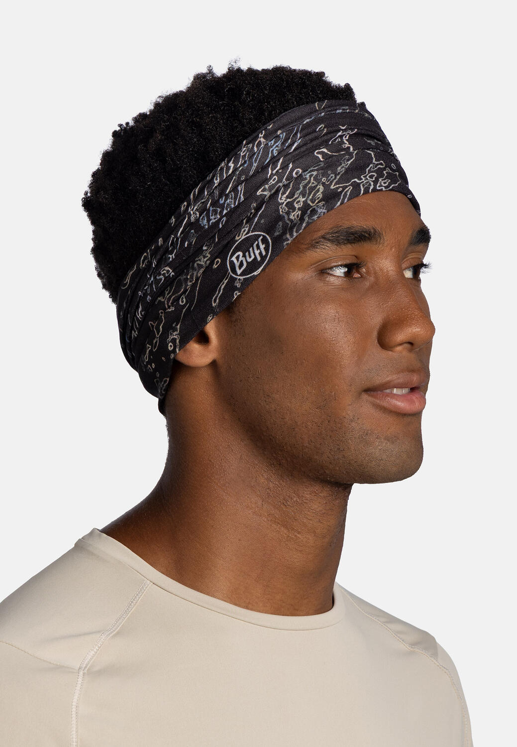 Braga de cuello CoolNet UV® Unisex Buff Negro 6/7