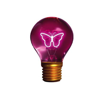 Lampe de table Butterfly, décorative et rechargeable