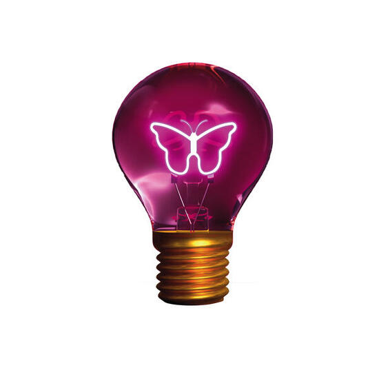 Lampe de table Butterfly, décorative et rechargeable