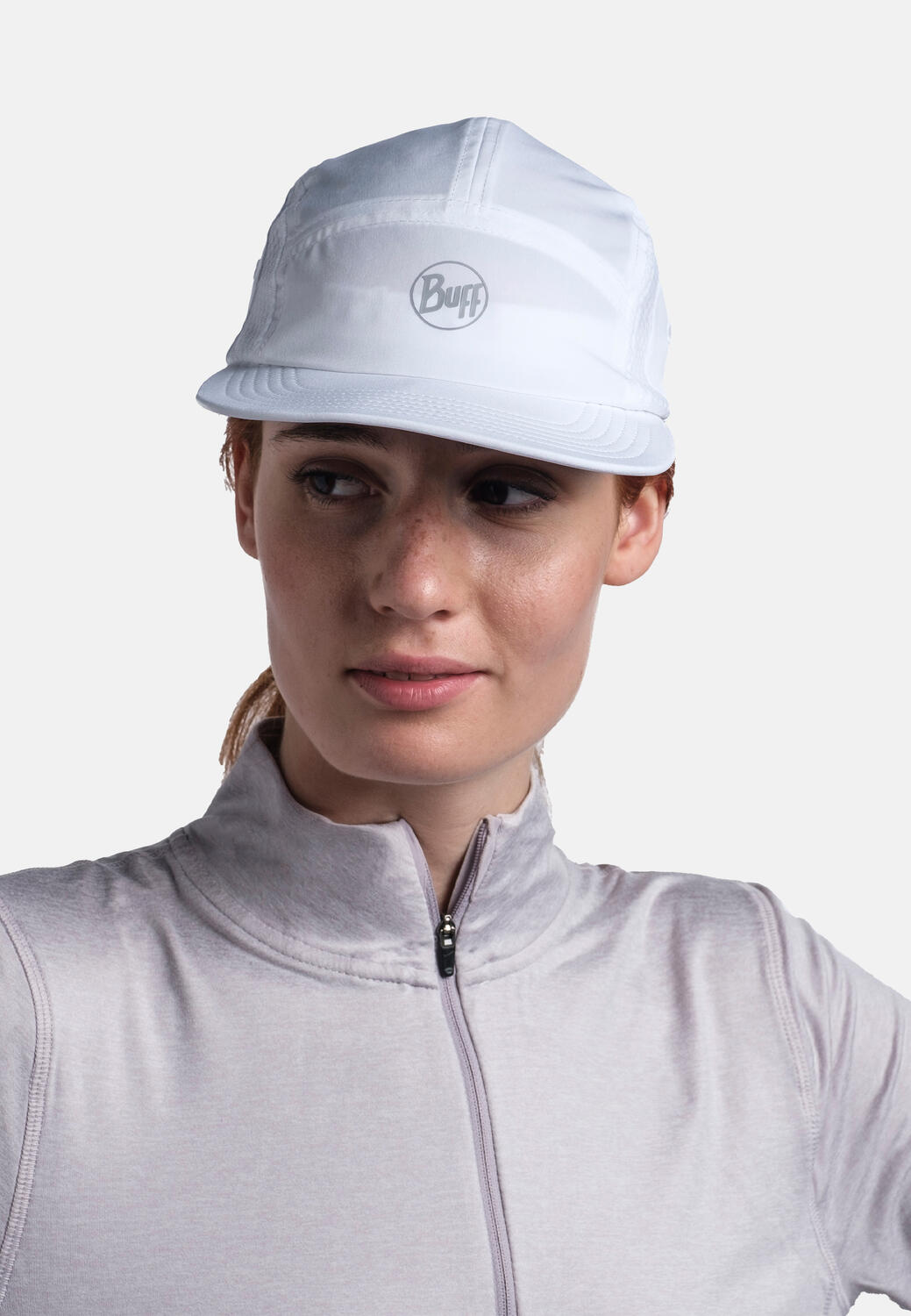 Boné Buff 5 Panel Go Branco Sólido 5/7