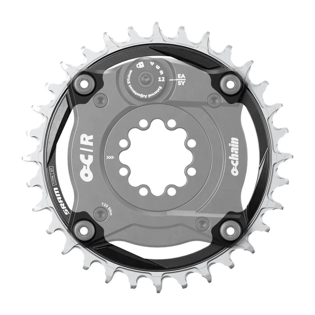 SRAM O-Chain 34T 4-Bolt Chainring BCD 104 Alloy