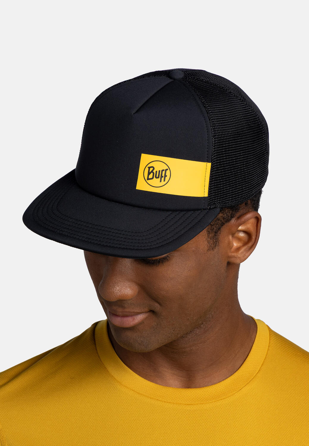 Czapka z daszkiem BUFF EXPLORER TRUCKER CAP CRAM LOGO BLACK 6/7