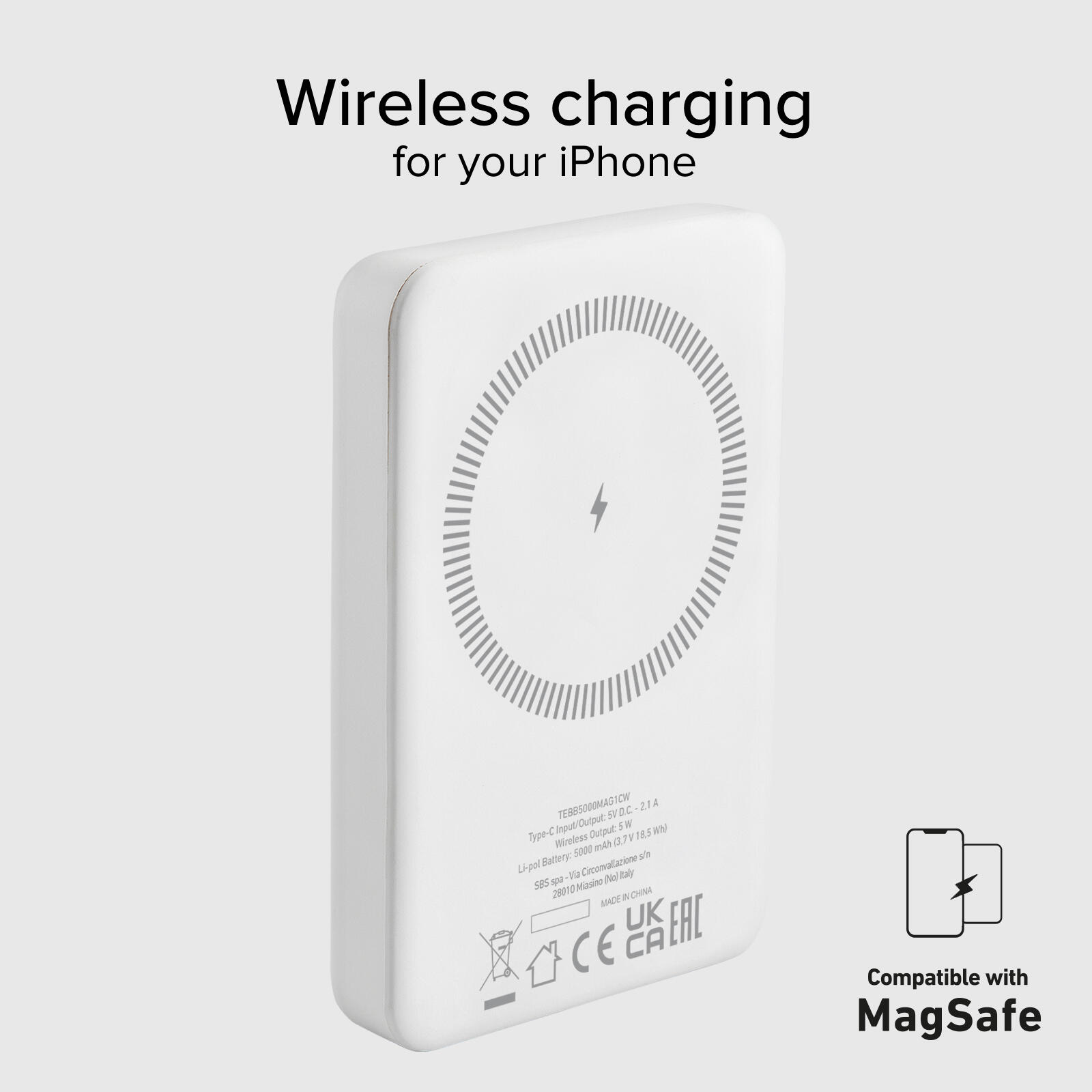 Batterie externe magnétique sans fil 5000 mAh 4/7