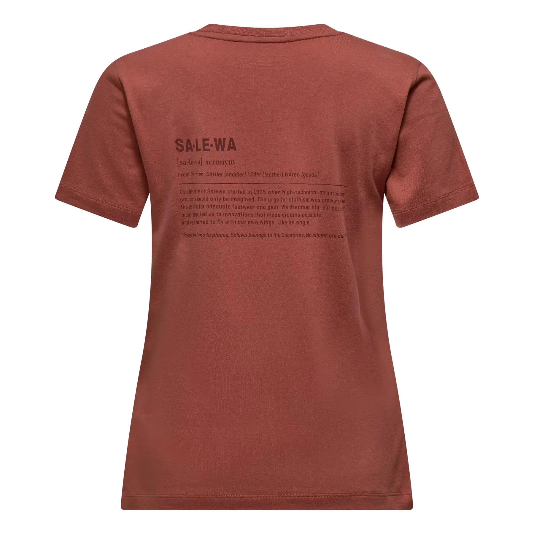 Camiseta de mujer Salewa Eagle Vocab 4/5