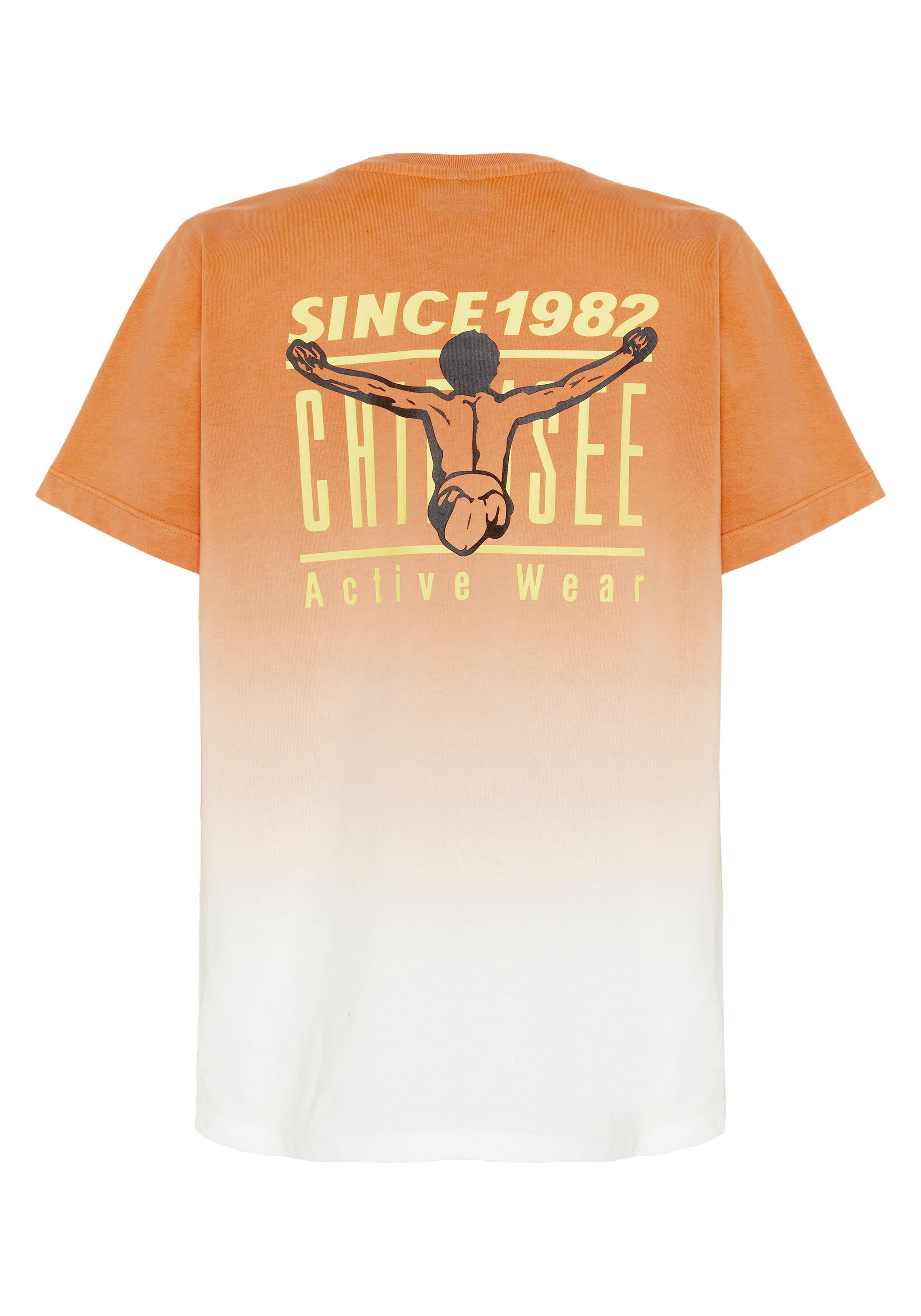 T-Shirt mit Dip-Dye Unikat 2/3