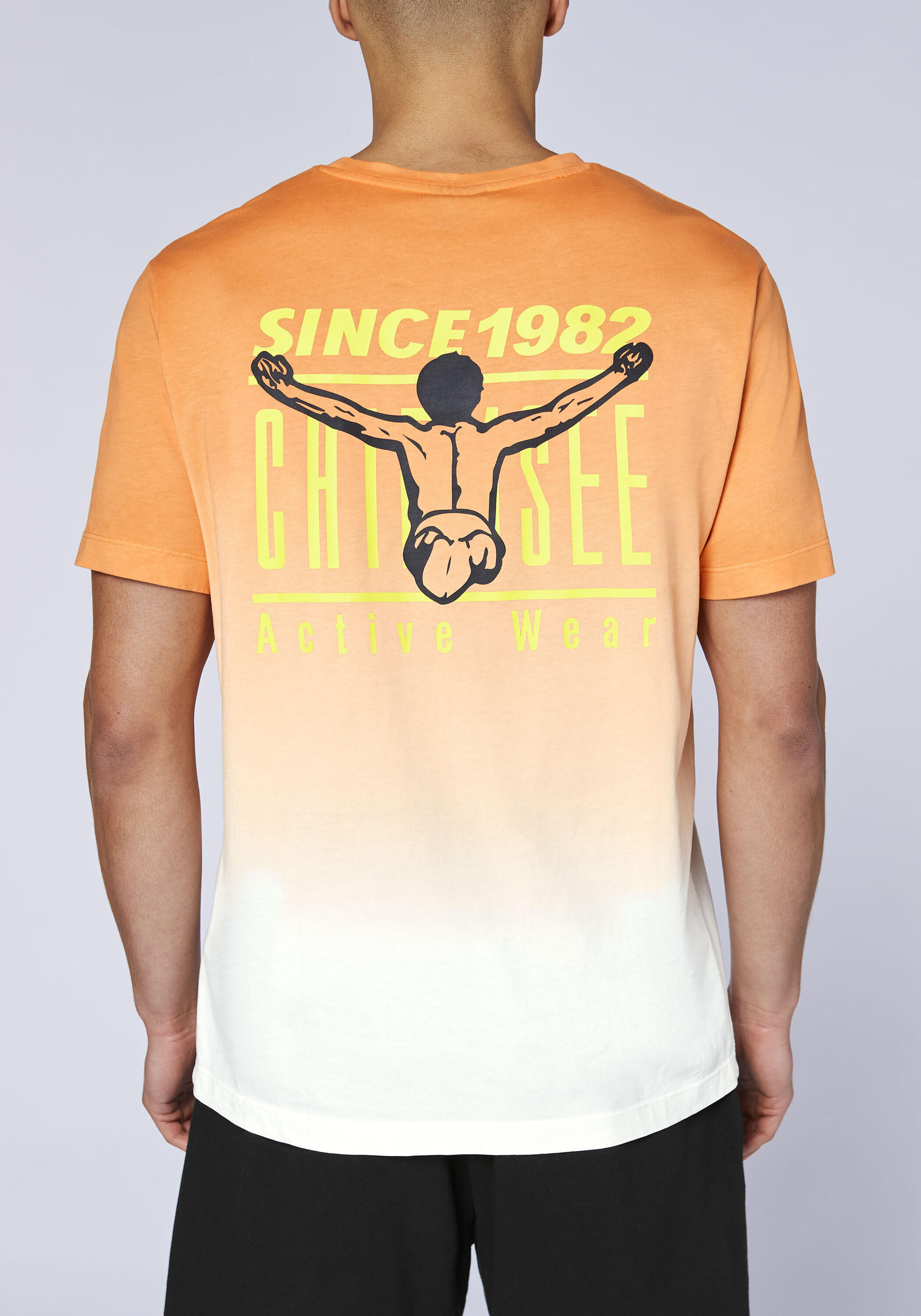 T-Shirt mit Dip-Dye Farbverlauf 7/7