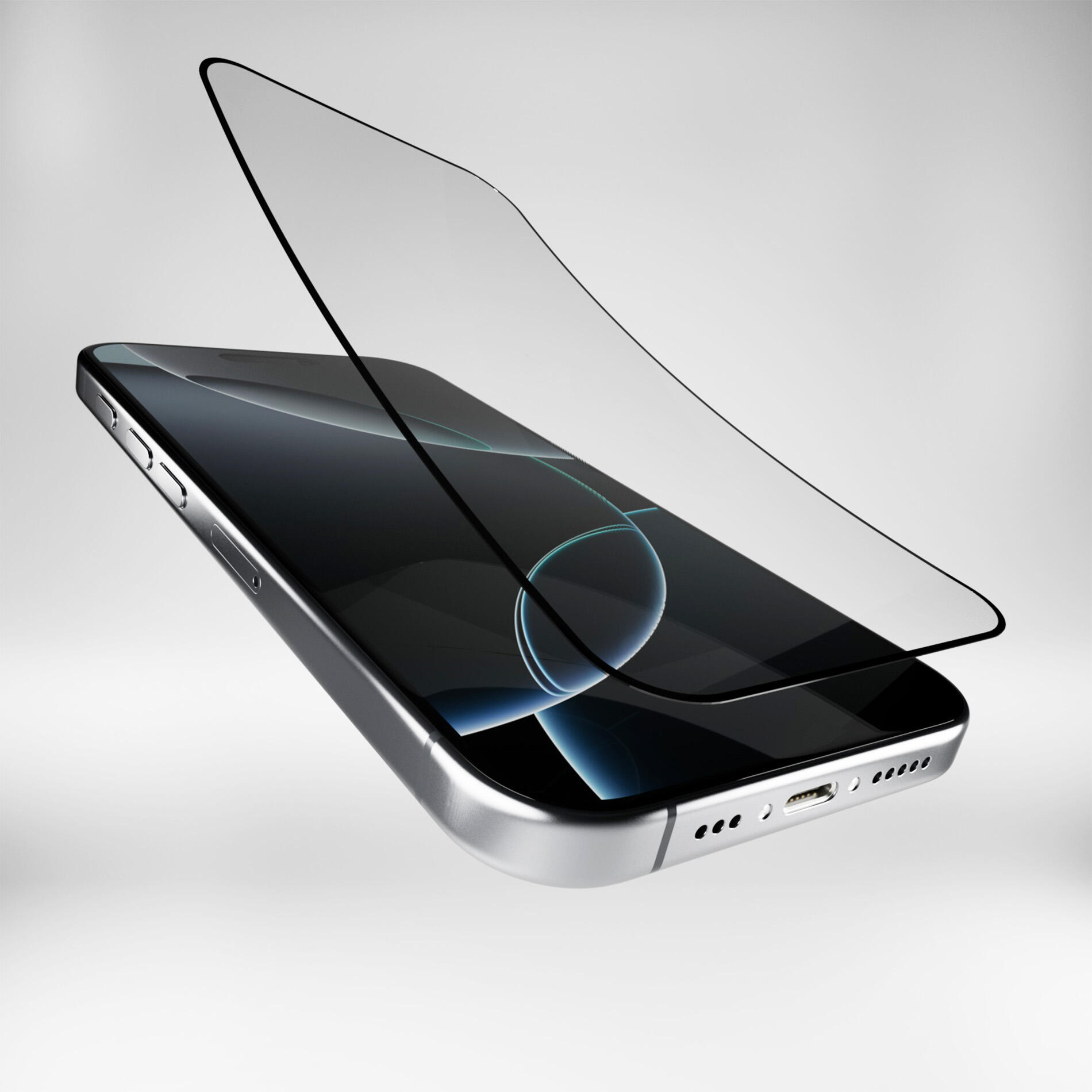 D3O Verre trempé flexible pour iPhone 16 Pro 3/7