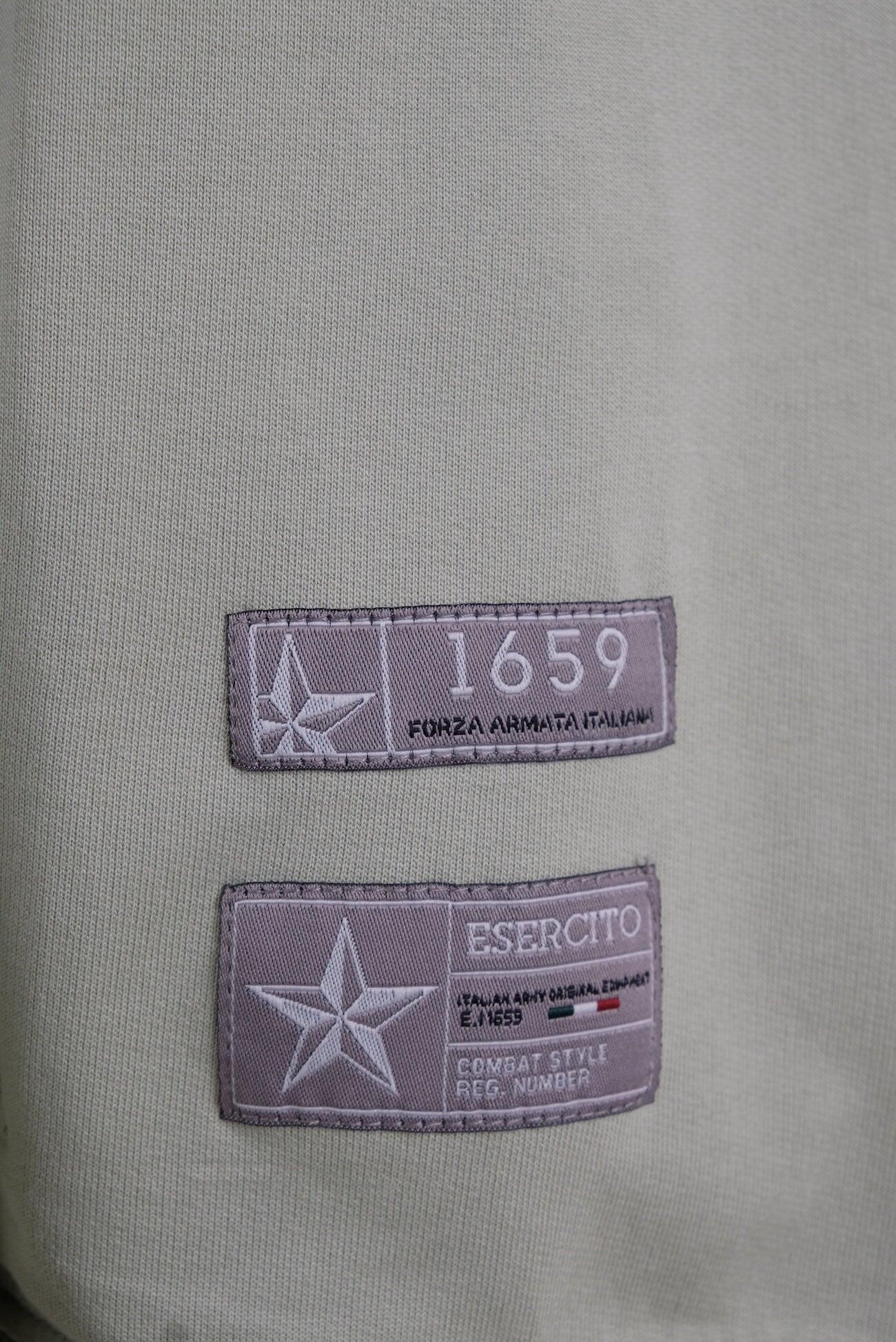 Felpa Esercito con zip uomo 5/5