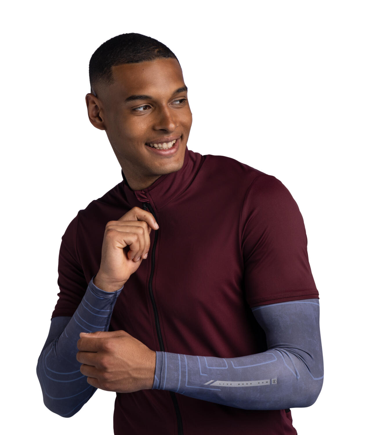 Manguitos ciclistas Unisex Buff Azul 4/6