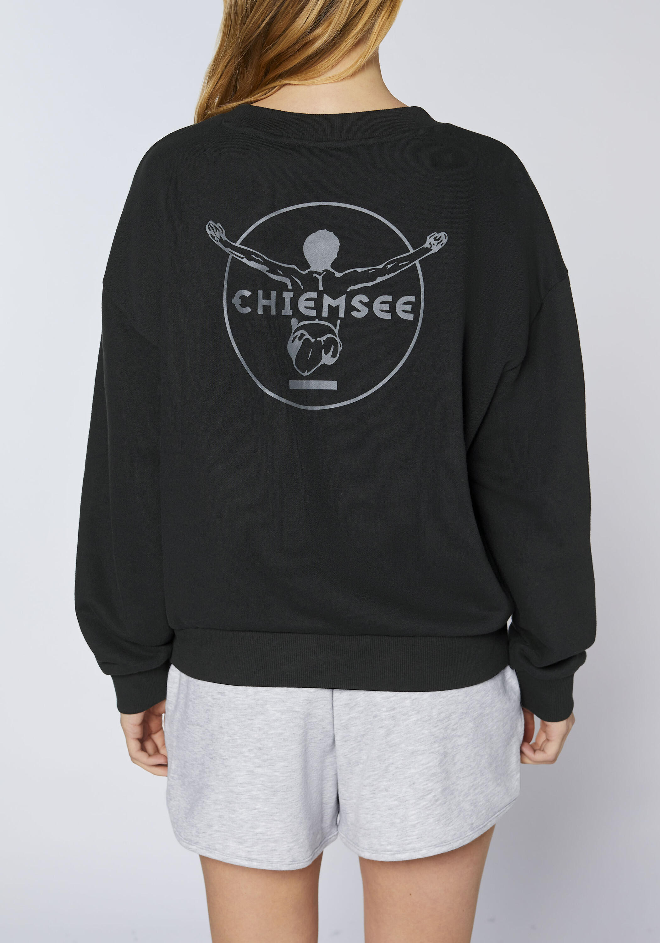 Sweatshirt mit tonalem Rückenprint 7/7