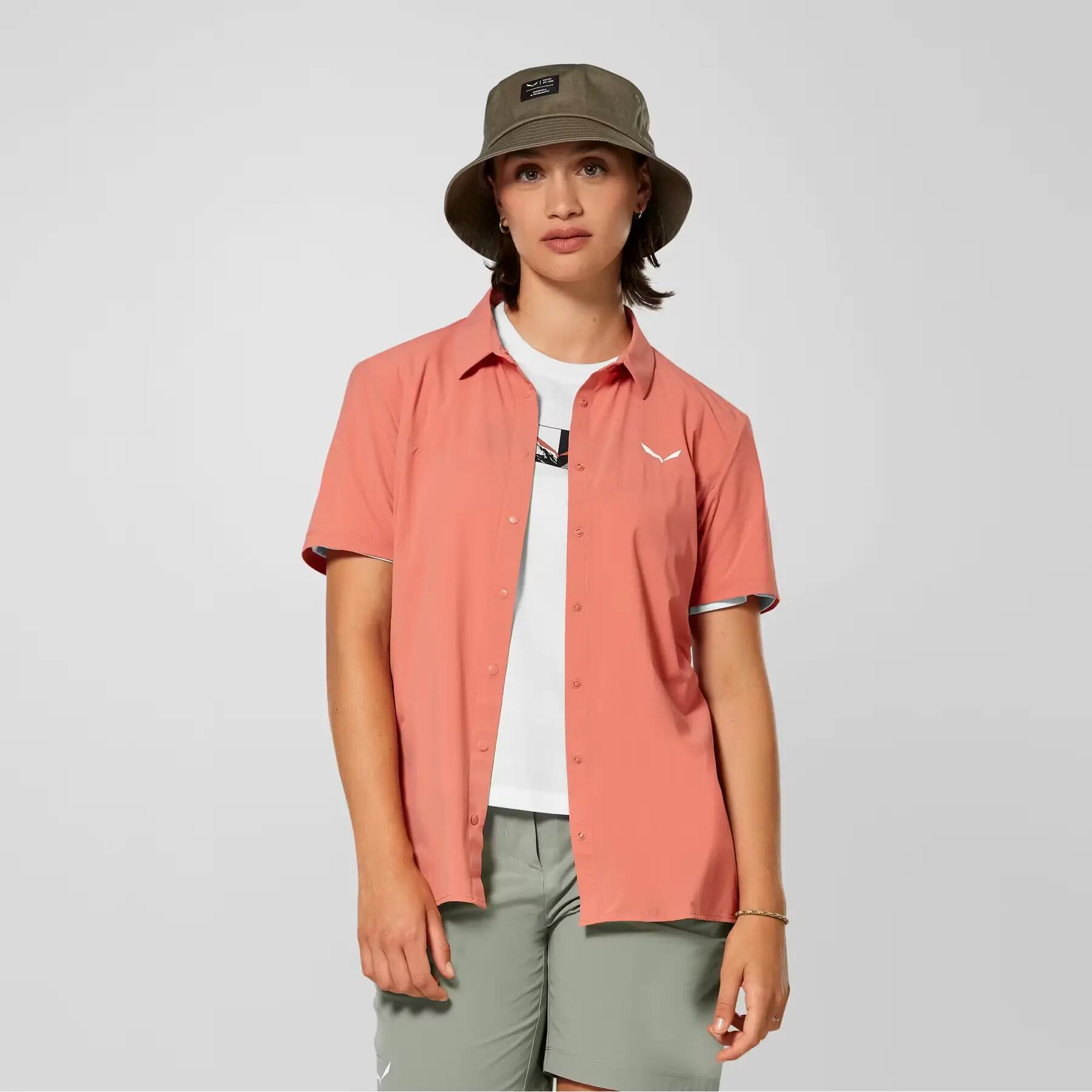 Camiseta de mujer Salewa PUEZ S/S 3/5