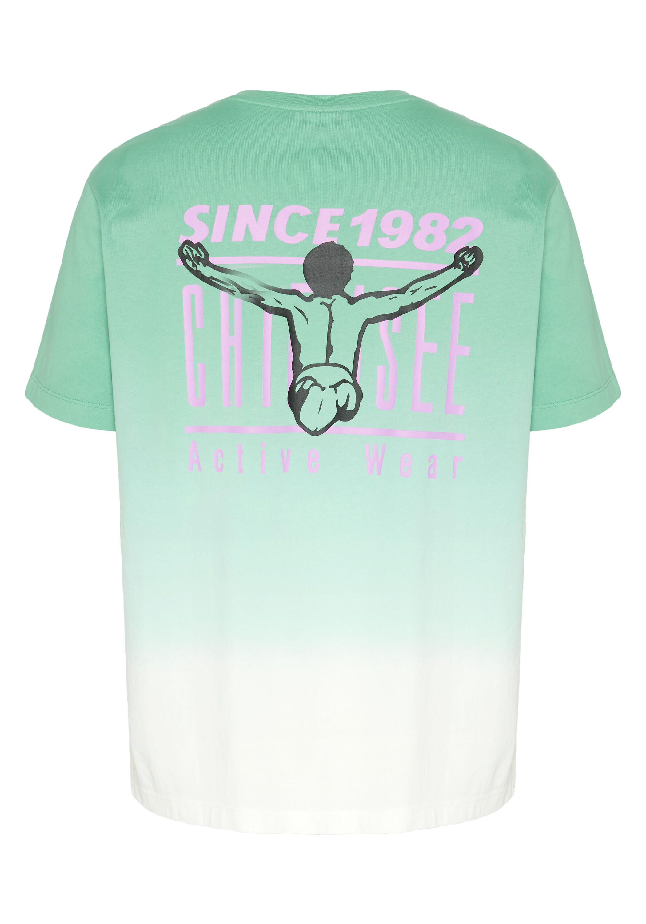 T-Shirt mit Dip-Dye Farbverlauf 2/7