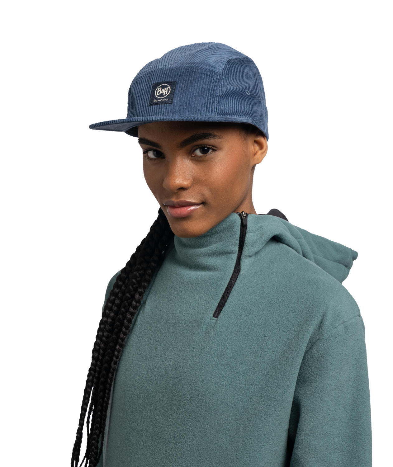Unisex Buff 5 Panel Chill Cap Blauw 5/7