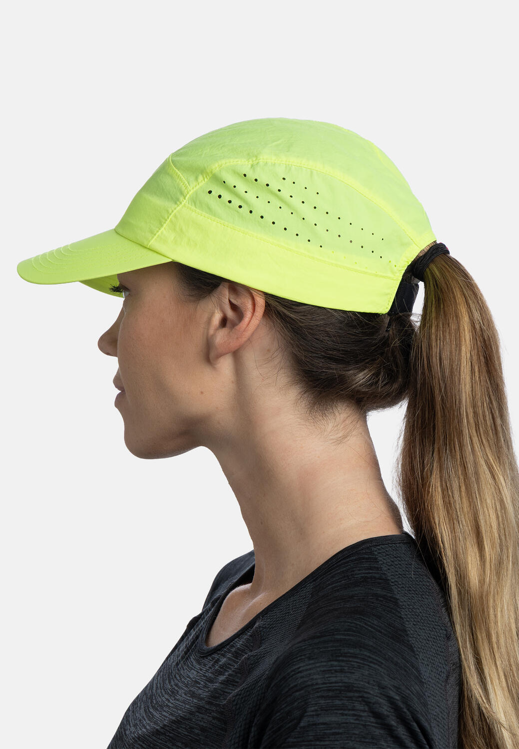Boné Speed Solid Lime corrida Unisex Azul Buff 6/7