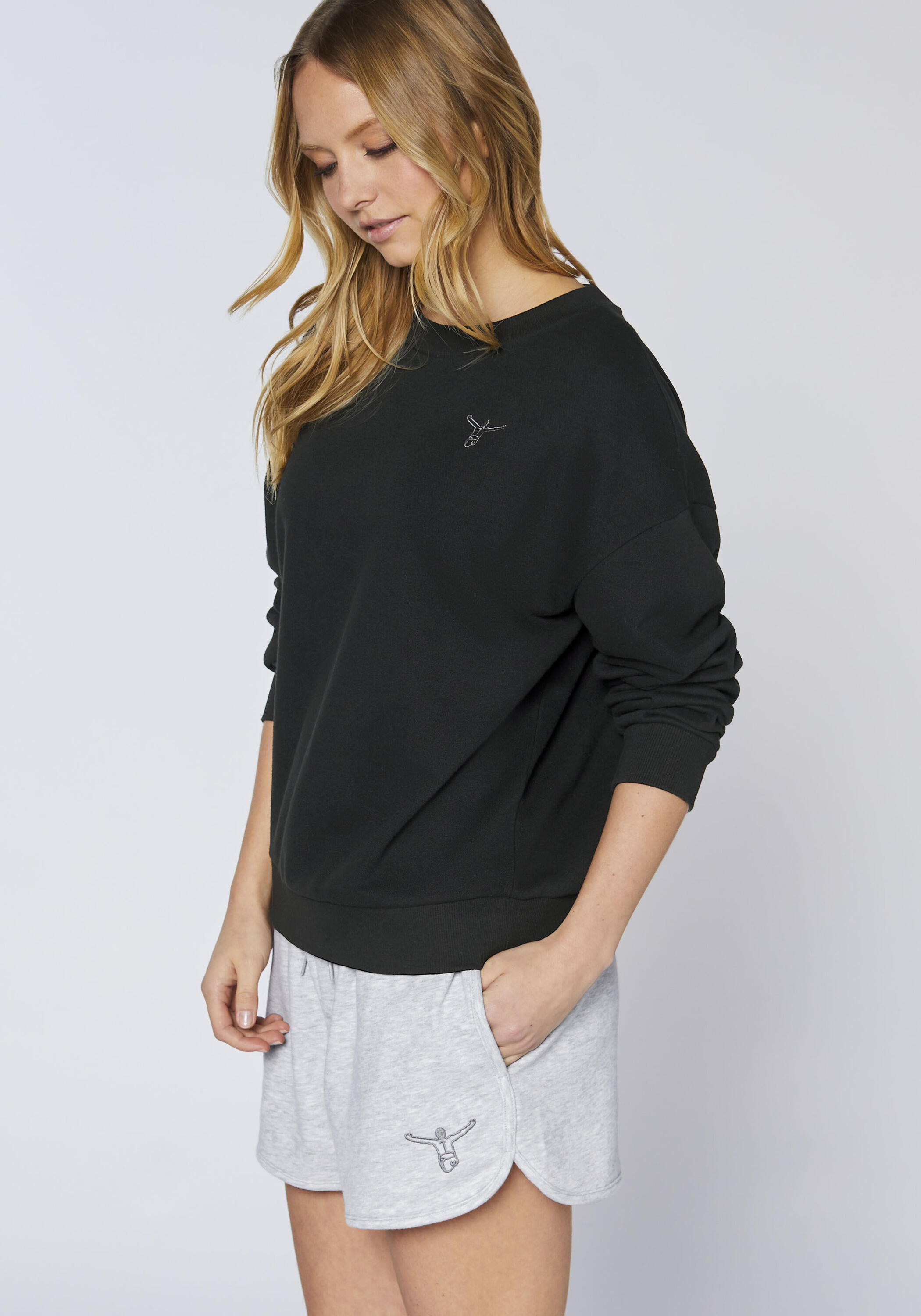 Sweatshirt mit tonalem Rückenprint 6/7