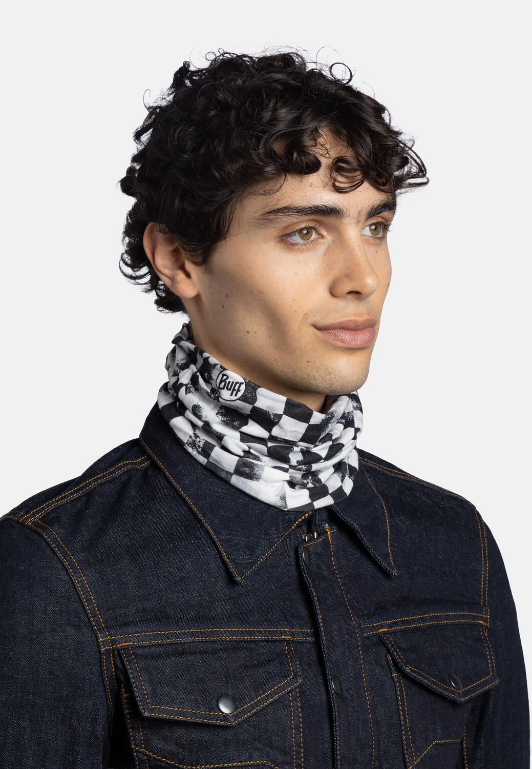 Braga de cuello Original EcoStretch Unisex Buff Negro 3/5